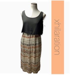 🆕NWT- Xhilaration Women’s Sleeveless Size Medium Popover Dress